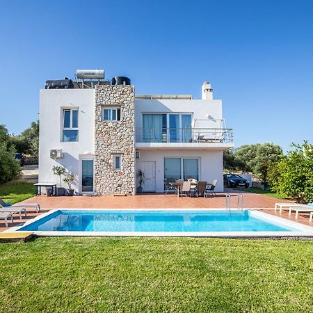 Dimitra Apartment With Private Pool And Sea View -The Ground Floor Of A Two Storey Building Daratsos Екстериор снимка