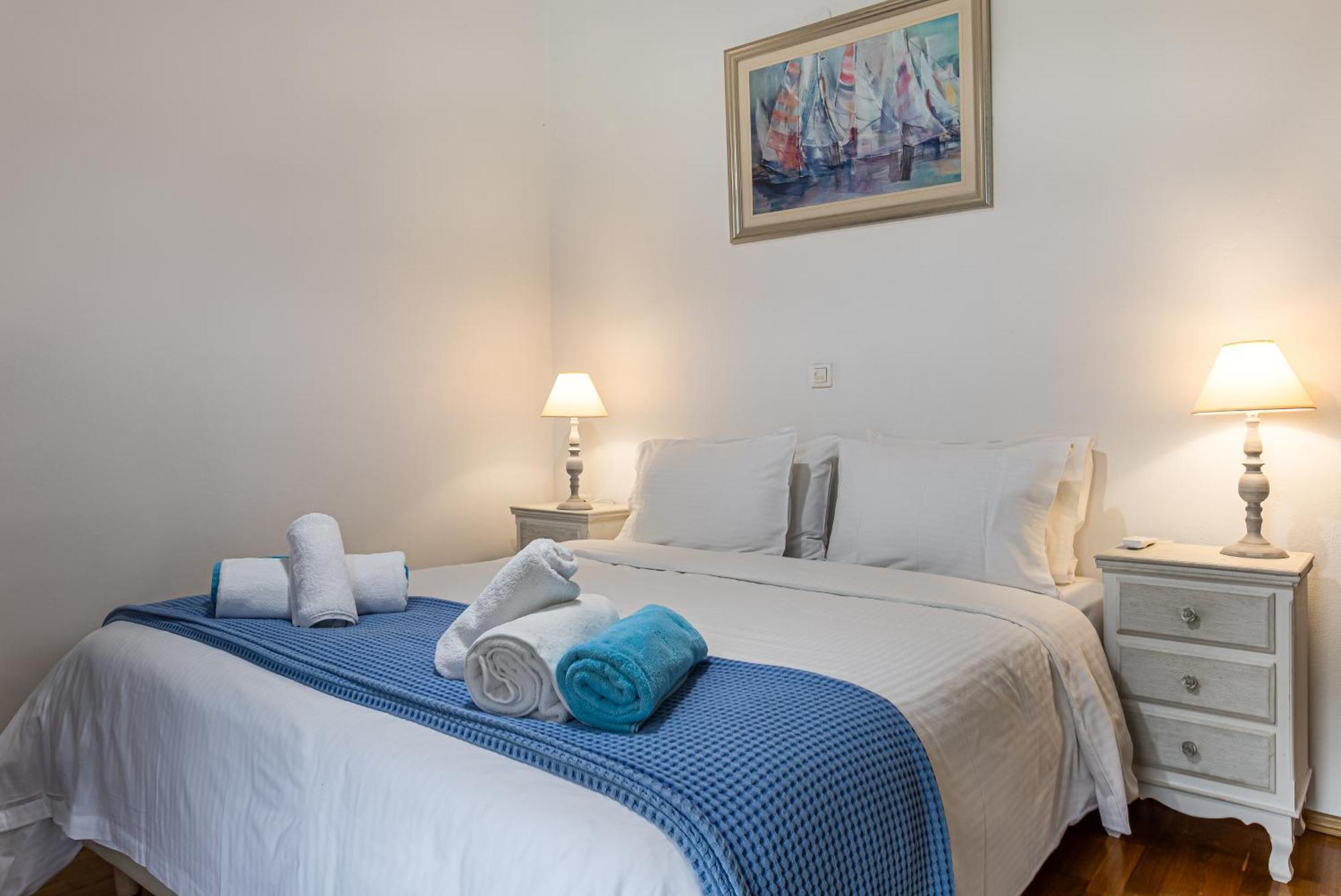 Dimitra Apartment With Private Pool And Sea View -The Ground Floor Of A Two Storey Building Daratsos Екстериор снимка
