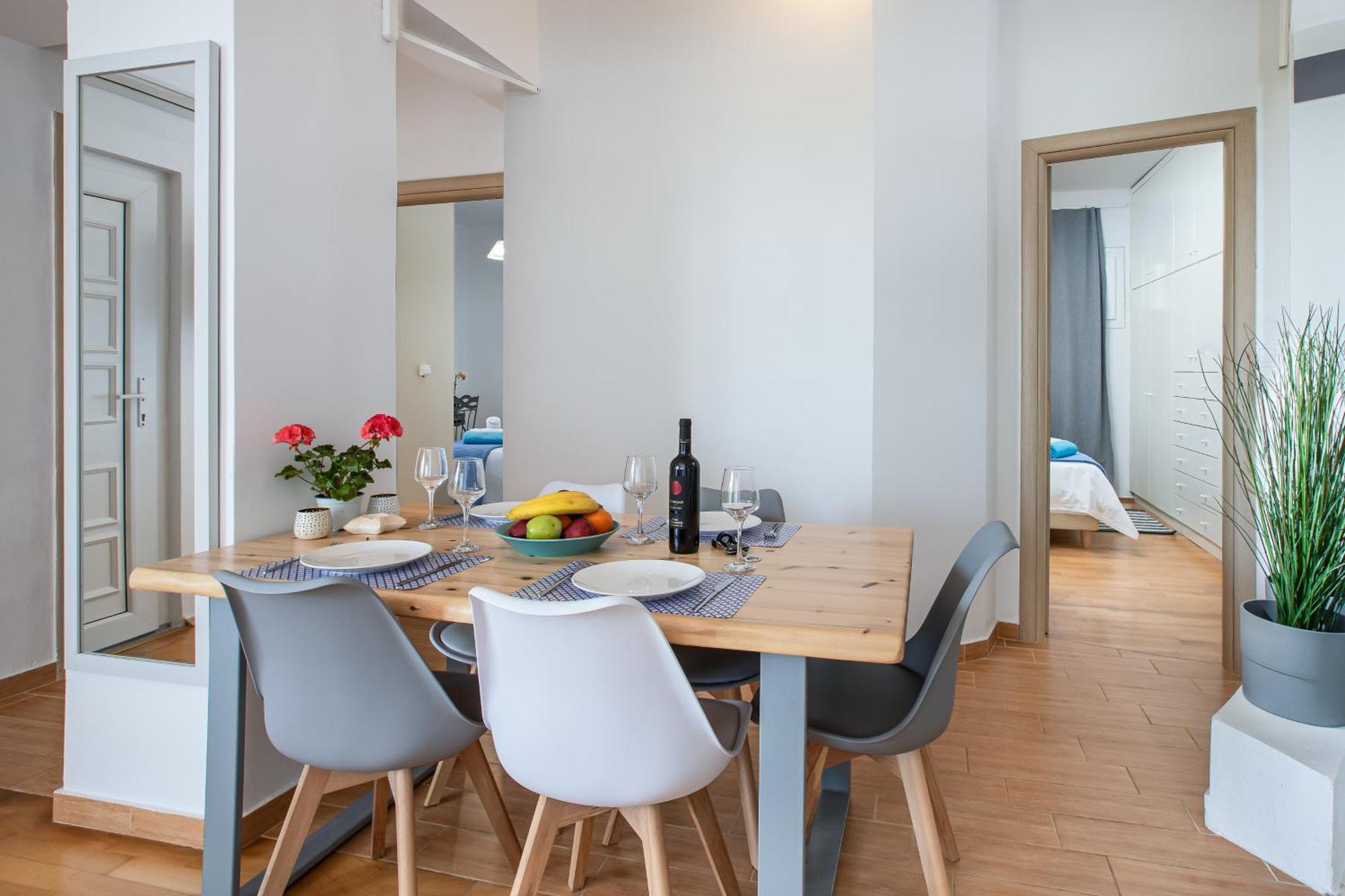 Dimitra Apartment With Private Pool And Sea View -The Ground Floor Of A Two Storey Building Daratsos Екстериор снимка