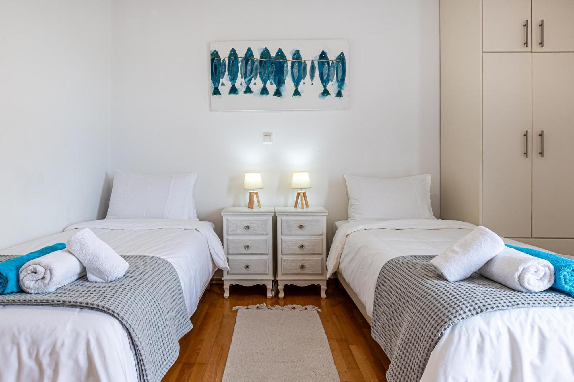 Dimitra Apartment With Private Pool And Sea View -The Ground Floor Of A Two Storey Building Daratsos Екстериор снимка